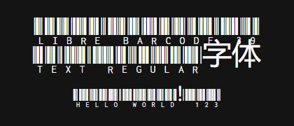 Libre-Barcode-39-Text-regular