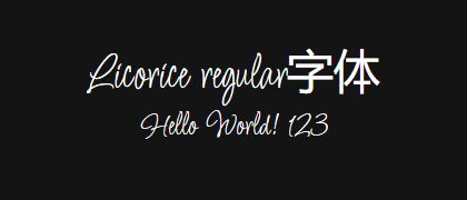 Licorice-regular