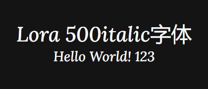 Lora-500italic