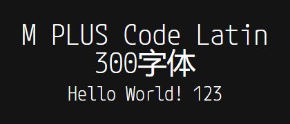 M-PLUS-Code-Latin-300