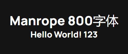 Manrope-800
