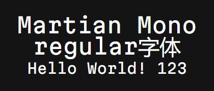 Martian-Mono-regular