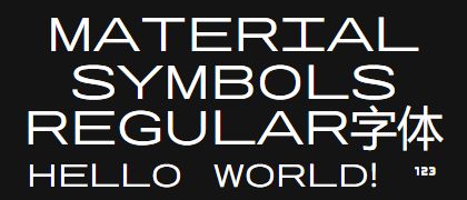 Material-Symbols-regular