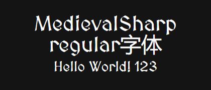 MedievalSharp-regular
