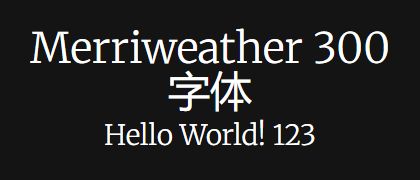 Merriweather-300