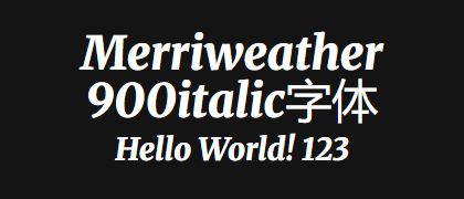 Merriweather-900italic