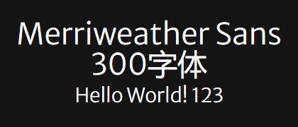 Merriweather-Sans-300