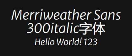 Merriweather-Sans-300italic