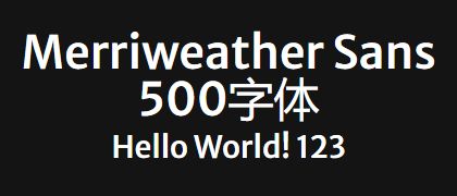 Merriweather-Sans-500