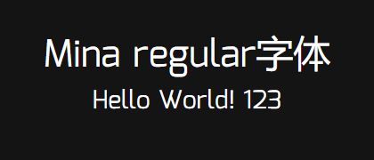 Mina-regular