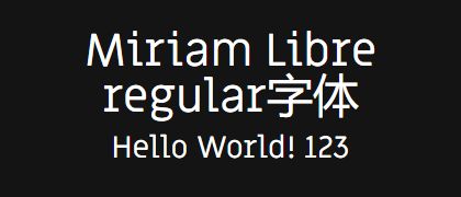 Miriam-Libre-regular