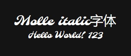 Molle-italic
