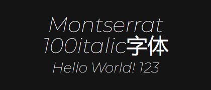 Montserrat-100italic