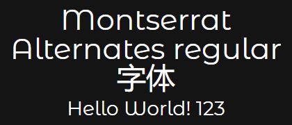 Montserrat-Alternates-regular