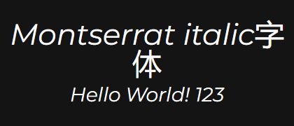 Montserrat-italic
