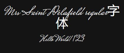 Mrs-Saint-Delafield-regular