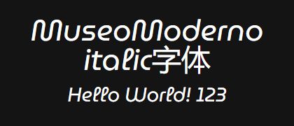 MuseoModerno-italic