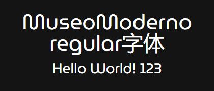 MuseoModerno-regular