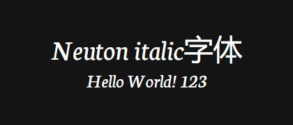 Neuton-italic