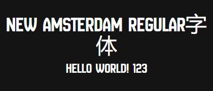 New-Amsterdam-regular