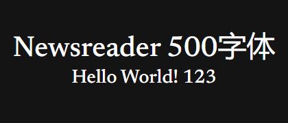 Newsreader-500