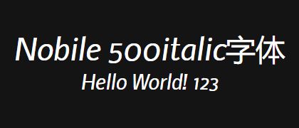 Nobile-500italic
