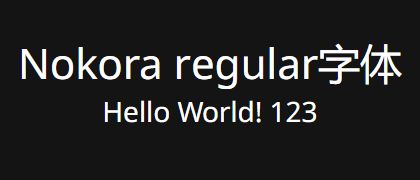 Nokora-regular