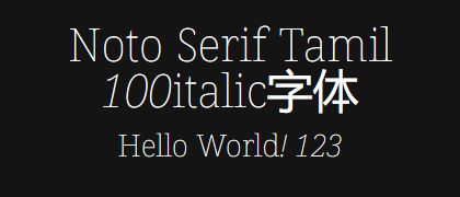 Noto-Serif-Tamil-100italic