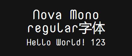 Nova-Mono-regular