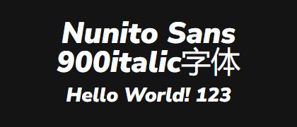 Nunito-Sans-900italic