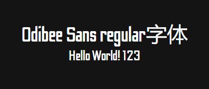 Odibee-Sans-regular