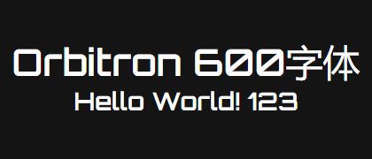 Orbitron-600
