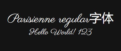 Parisienne-regular