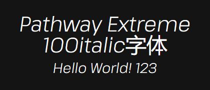Pathway-Extreme-100italic