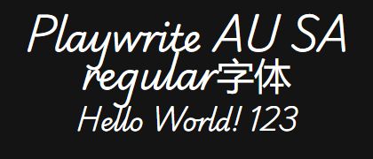 Playwrite-AU-SA-regular