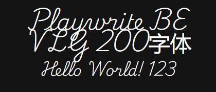 Playwrite-BE-VLG-200