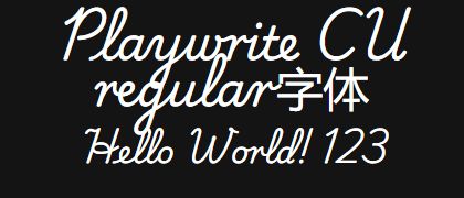 Playwrite-CU-regular