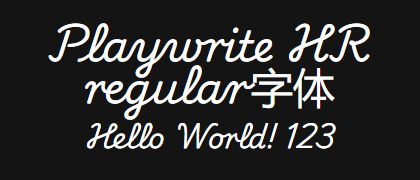 Playwrite-HR-regular