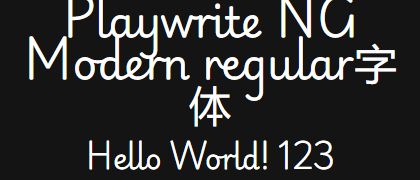 Playwrite-NG-Modern-regular