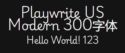 Playwrite-US-Modern-300