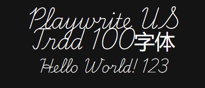 Playwrite-US-Trad-100