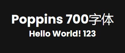 Poppins-700
