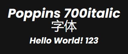 Poppins-700italic