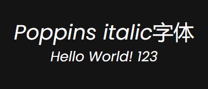 Poppins-italic