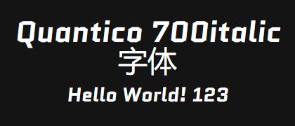 Quantico-700italic