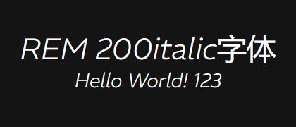 REM-200italic