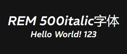 REM-500italic