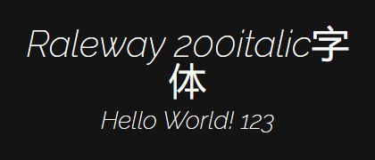 Raleway-200italic