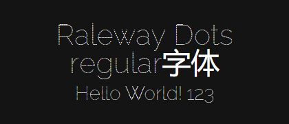Raleway-Dots-regular