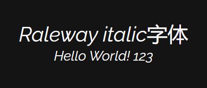 Raleway-italic